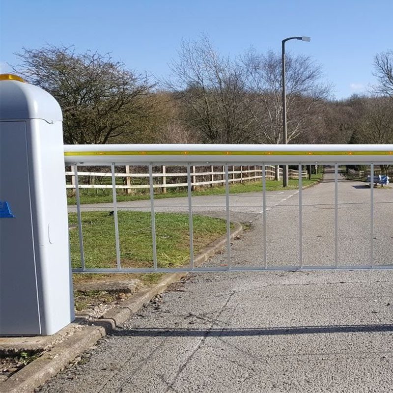 automatic barriers to control access to the premises
