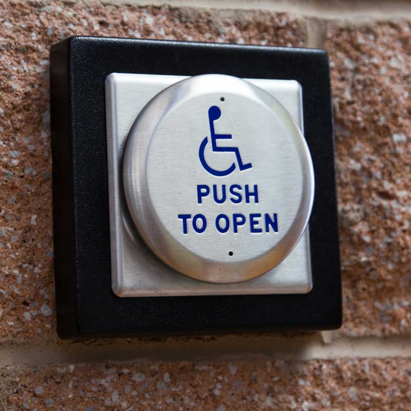 Handicap-push-button-door-opener