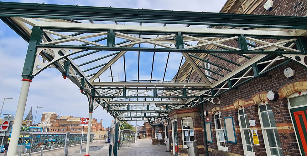Rhyl Railway Station Glass Canopy