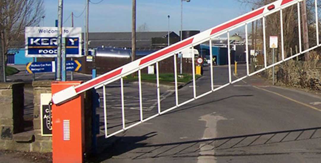 Automatic barriers control flow of traffic and access