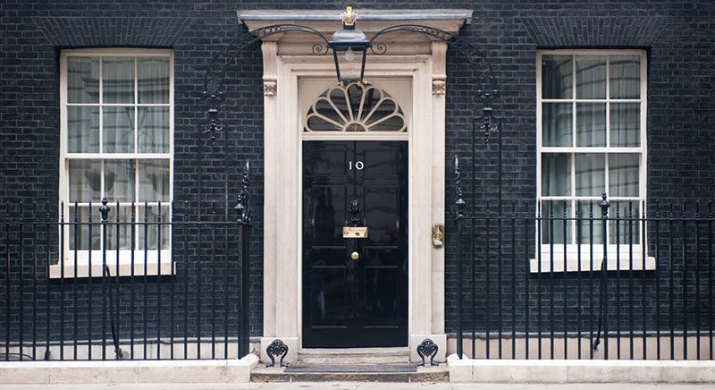 Number 10 Downing Street Door