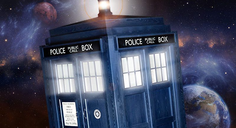 Iconic Dr Who Tardis