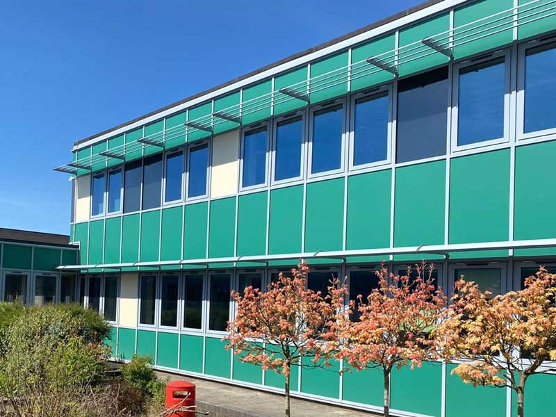 Copley Academy windows and panels